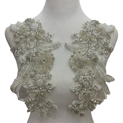 Modische Perlenstickerei, Blumenapplikation, Stickerei, Aufnäher für Party, Hochzeit, Outfit, kulturelle Veranstaltungen, Kostüm-Dekorationen Modische Perlenstickerei, Blumenapplikation, Stickerei, Aufnäher für Party, Hochzeit, Outfit, kulturelle Veranstaltungen, Kostüm-Dekorationen von Haiki