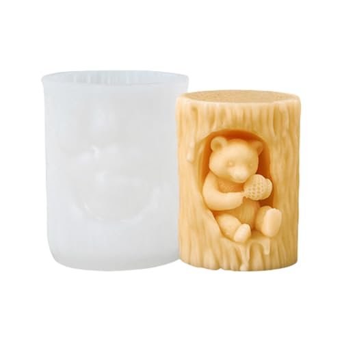 Niedliche Bären-Formen, Gießen, Silikon, Ornament, Pflaster, Cartoon-Tier, Epoxidharz, Tier, Silikon, niedlicher Bär, Gips, Gießen von Haiki