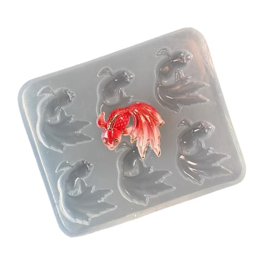Premium Silikonfischform Für Harzschlüsselkainer Schmuckhandwerk Mit Realistischen Und Einfache Freisetzung UV Harzfisch Anhänger Schimmelpilze Premium Silikonfischform Für Harzschlüsselkainer Schmuckhandwerk Mit Realistischen Und Einfache Freisetzung UV Harzfisch Anhänger Schimmelpilze von Haiki