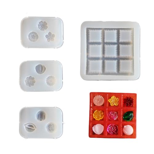 Set Von 4 Mehrzweck Silikonformen Für Miniaturgebäck Koffer Designs Perfekt Für Künstler Und Backbegeisterte von Haiki