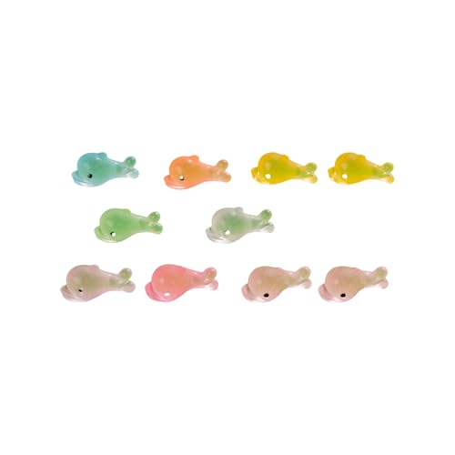 Set mit 10 bunten Miniatur-Mäuse-Figuren aus Kunstharz für kreative Kuchendekoration, Wal, Rinder, Kätzchen, Miniatur-Gartenzubehör Set mit 10 bunten Miniatur-Mäuse-Figuren aus Kunstharz für kreative Kuchendekoration, Wal, Rinder, Kätzchen, Miniatur-Gartenzubehör von Haiki