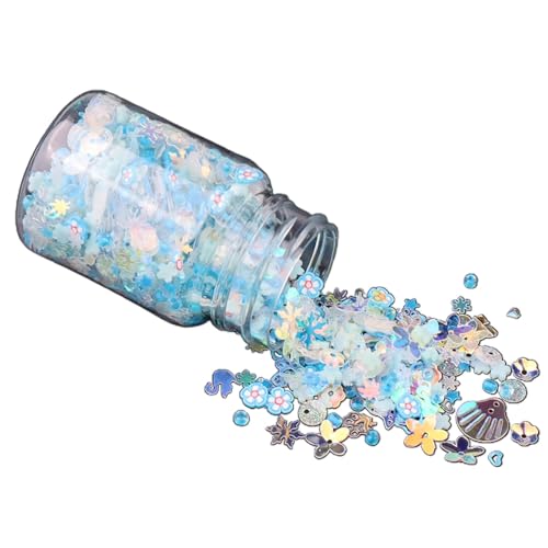 Sparkling Resin Pailletten Für Harzgussnagelkunst Glitzerharzfüller Gemischte Pailletten Nagel Glitzerharzform von Haiki