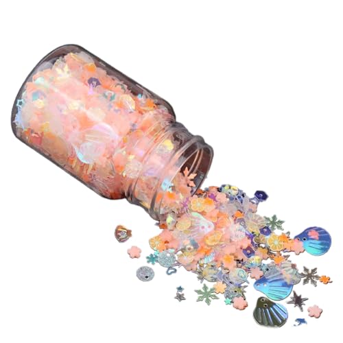 Sparkling Resin Pailletten Für Harzgussnagelkunst Glitzerharzfüller Gemischte Pailletten Nagel Glitzerharzform von Haiki