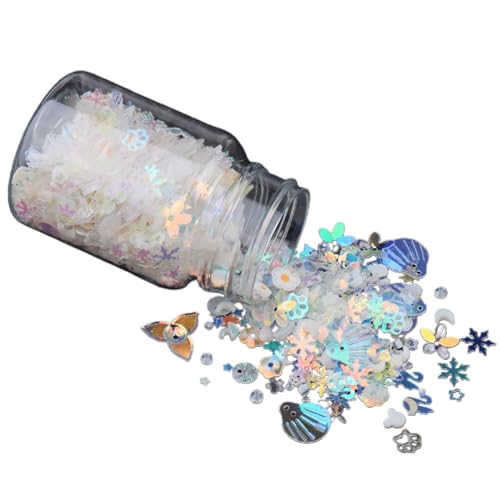 Sparkling Resin Pailletten Für Harzgussnagelkunst Glitzerharzfüller Gemischte Pailletten Nagel Glitzerharzform Sparkling Resin Pailletten Für Harzgussnagelkunst Glitzerharzfüller Gemischte Pailletten Nagel Glitzerharzform von Haiki