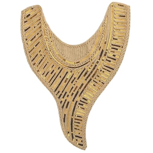 Stilvoller Spitzen Trim Ausschnittskragen Mit Pailletten Appliken Nähen Auf Flecken Für Formelle Hochzeitskleid Nähzubehör Nähen Stilvoller Spitzen Trim Ausschnittskragen Mit Pailletten Appliken Nähen Auf Flecken Für Formelle Hochzeitskleid Nähzubehör Nähen von Haiki