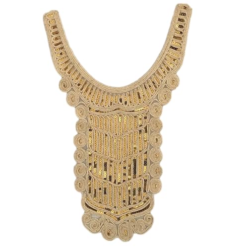 Stilvoller Spitzen Trim Ausschnittskragen Mit Pailletten Appliken Nähen Auf Flecken Für Formelle Hochzeitskleid Nähzubehör Nähen Stilvoller Spitzen Trim Ausschnittskragen Mit Pailletten Appliken Nähen Auf Flecken Für Formelle Hochzeitskleid Nähzubehör Nähen von Haiki