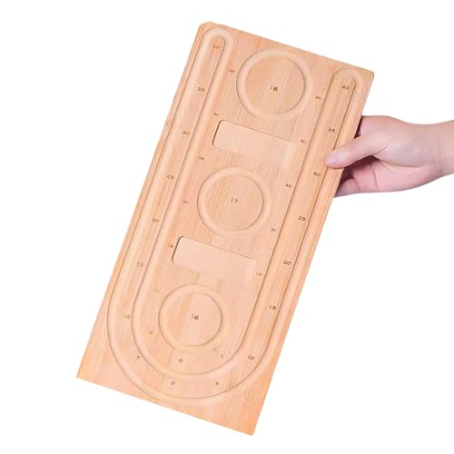 Tragbare Holzperlenschale Mit Sicheren Rillen Und Rutschfestem Boden Für Schmuckdesigner Und Hobbyhandwerk von Haiki