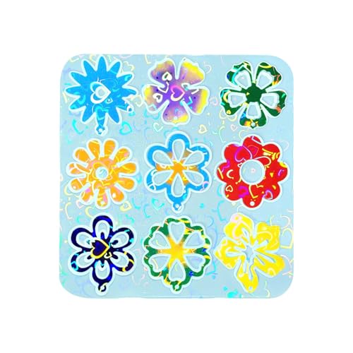 Wiederverwendbare Blumen-Silikonform, lebensmittelecht, holografische Oberflächen für Bastelarbeiten, Kunstharz, Kunst und Familienaktivitäten, Anhänger-Ohrring-Formen Wiederverwendbare Blumen-Silikonform, lebensmittelecht, holografische Oberflächen für Bastelarbeiten, Kunstharz, Kunst und Familienaktivitäten, Anhänger-Ohrring-Formen von Haiki