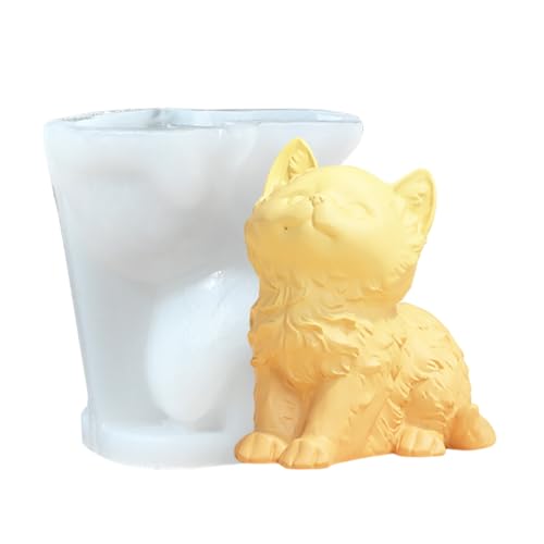 3D-Silikonform für Hunde, niedliche Tierkerzenformen, Welpenform, Harzgussform, Seifenherstellung, Heimdekoration, für Kerzen, Seife, Epoxidharz, Gips, Handwerk 3D-Silikonform für Hunde, niedliche Tierkerzenformen, Welpenform, Harzgussform, Seifenherstellung, Heimdekoration, für Kerzen, Seife, Epoxidharz, Gips, Handwerk von Hailerio