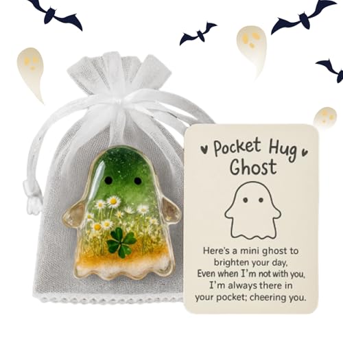 Bestätigende Halloween Taschenkarten | Tragbare Inspirationskarte | Geist Tod Gott Tröstendes Andenken für Schüler Teenager Absolventen Mitarbeiter Kollegen Kinder Reisen Arbeit Meetings von Hailerio