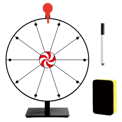 Glücksrad Zum Drehen | 30cm Glücksrad Spielzeug Farbe Rad Spiele | Lucky Wheel Für Lotteriespiele Und Wortspiele | 10 Slots Spinnrad-Spiel? Inkl. Radiergummi Und Markierstift Glücksrad Zum Drehen | 30cm Glücksrad Spielzeug Farbe Rad Spiele | Lucky Wheel Für Lotteriespiele Und Wortspiele | 10 Slots Spinnrad-Spiel? Inkl. Radiergummi Und Markierstift von Hailerio