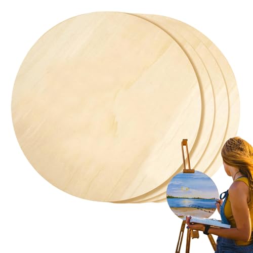 Holzkreise für Handwerk, Holzkreise für Handwerk - 4 Stücke unvollendetes natürliches Holz runde Kreise,Rustikale Handwerksvorräte und -materialien für Zuhause, Wandkunst, saisonal, Urlaub, Holzkreise für Handwerk, Holzkreise für Handwerk - 4 Stücke unvollendetes natürliches Holz runde Kreise,Rustikale Handwerksvorräte und -materialien für Zuhause, Wandkunst, saisonal, Urlaub, von Hailerio