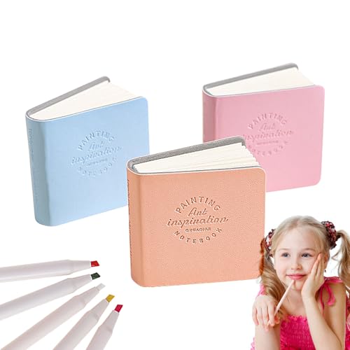 Mini-Skizzenbuch, kompaktes Zeichenbuch, 5,1 x 5,1 cm, 48 Seiten, 300 g/m², Skizzenbuch für Künstler, Schriftsteller, Studenten, Planer für Zuhause und Schule Mini-Skizzenbuch, kompaktes Zeichenbuch, 5,1 x 5,1 cm, 48 Seiten, 300 g/m², Skizzenbuch für Künstler, Schriftsteller, Studenten, Planer für Zuhause und Schule von Hailerio