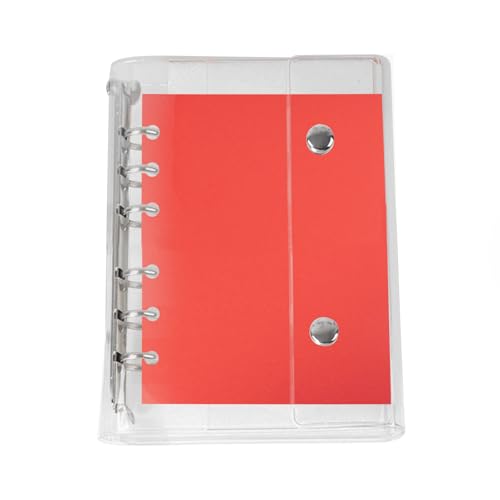 Ordnerhüllen A6/- 6-Ring Klarsicht PVC Notizbuch Einlegeblatt Ordnerhülle - Einlegeblatt Ordner für Sammelalbum Schule Ticket Journal Dokumentenaufbewahrung Fotos Mädchen Frauen Männer Ordnerhüllen A6/- 6-Ring Klarsicht PVC Notizbuch Einlegeblatt Ordnerhülle - Einlegeblatt Ordner für Sammelalbum Schule Ticket Journal Dokumentenaufbewahrung Fotos Mädchen Frauen Männer von Hailerio