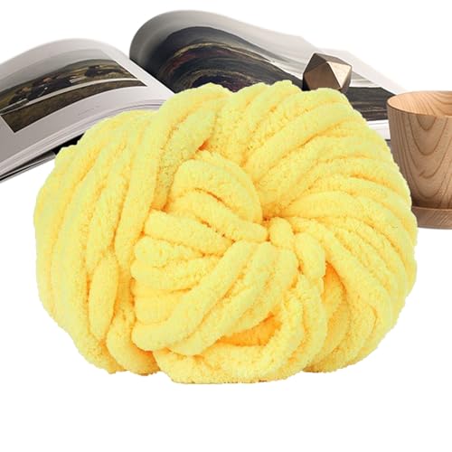 Plüschgarn, 2,5 m dicke, grobe Garne, Webzubehör, Häkeln, Handwerk für Korb, Schal, Mütze, Wurfkissen, Haustierbett, Decke von Hailerio