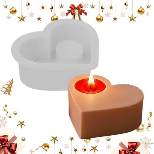 Silikonform Für Kerzen - 3D Liebesherz Kerzenhalter Für Epoxy Gießformen Aus Silikon,Epoxidharz Gussform Zur Herstellung Von Handmade DIY Geschenken Für Valentinstag Und Hochzeit Silikonform Für Kerzen - 3D Liebesherz Kerzenhalter Für Epoxy Gießformen Aus Silikon,Epoxidharz Gussform Zur Herstellung Von Handmade DIY Geschenken Für Valentinstag Und Hochzeit von Hailerio
