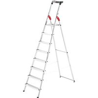 Hailo Haushaltsleiter L60 StandardLine alu 8 Sprossen, H: 255,0 cm von Hailo