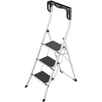 Hailo Klapptritt StandardLine K75 weiß 3 Stufen, H: 140,0 cm Hailo Klapptritt StandardLine K75 weiß 3 Stufen, H: 140,0 cm von Hailo