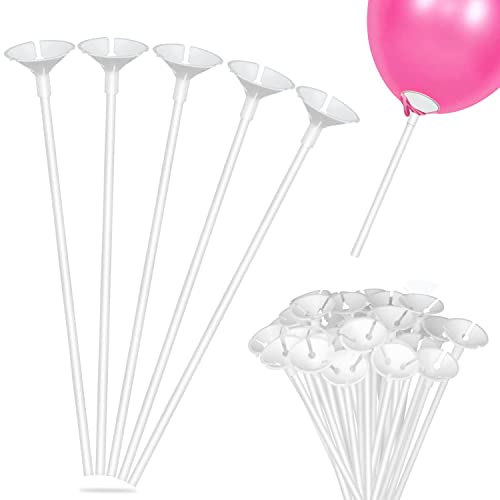 100 Stück Mehrweg Luftballons Plastikstäbe, Wiederverwendbar Ballonstäbe Stäbe Halter für Balloon,für Dekoration Geburtstag Party, Hochzeits, Feier Zubehör 100 Stück Mehrweg Luftballons Plastikstäbe, Wiederverwendbar Ballonstäbe Stäbe Halter für Balloon,für Dekoration Geburtstag Party, Hochzeits, Feier Zubehör von Haiou