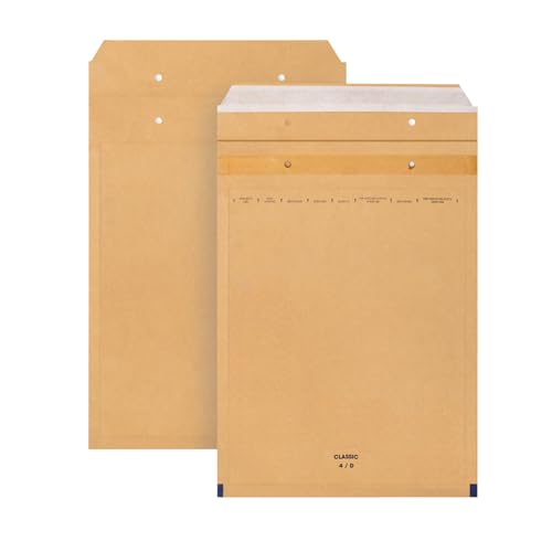 10 Luftpolstertaschen| selbstklebend| Polsterumschläge| Versandtaschen| Warensendung| Luftpolsterumschläge| braun| selbstklebend | 200 x 275 mm | geeignet für DIN A5 von Hairlich