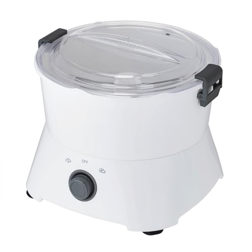 Kartoffelschälmaschine,Elektrischer Kartoffelschäler,Schälen 2-4 Minuten,85 Watt,2 Geschwindigkeiten,0.8 kg,zum Trocknen von Gemüse und Schälen von Kartoffeln verwendet werden (23.6 * 23.6 * 28.3) von Haitiahote