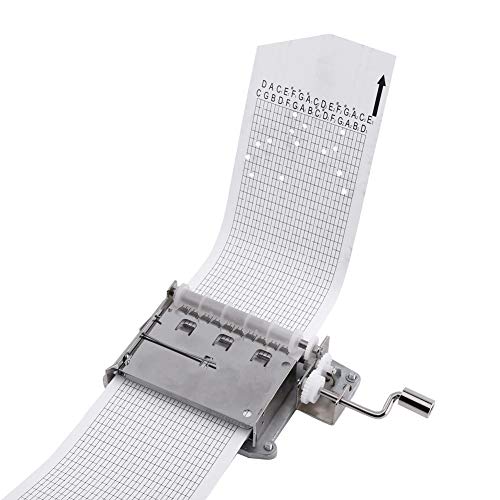 30-Note Music Box Maker Kit, Handkurbel Klebeband Spieluhr, Geschenke Wohnkultur, einfach zu DIY, Bewegungsteil + Puncher + 3 Streifen von NOASR