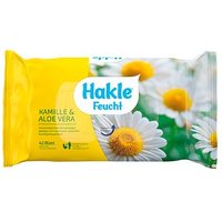 Hakle Feuchtes Toilettenpapier Kamille & Aloe Vera 1-lagig, 42 Tücher von Hakle