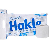 Hakle Toilettenpapier KLASSISCH 3-lagig, 8 Rollen von Hakle