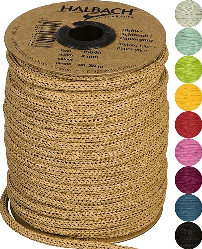 Halbach Seidenbänder 15640 Strickschlauch, natur, 4mm Halbach Seidenbänder 15640 Strickschlauch, natur, 4mm von Halbach Seidenbänder