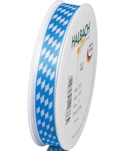 Halbach Seidenbänder Oktoberfest Deko Band | Breite: 15 mm Länge: 25 m Farbe: Blau/Weiß | Geschenkband Bayern | für bayrische Tischdeko oder Geschenke Halbach Seidenbänder Oktoberfest Deko Band | Breite: 15 mm Länge: 25 m Farbe: Blau/Weiß | Geschenkband Bayern | für bayrische Tischdeko oder Geschenke von Halbach Seidenbänder