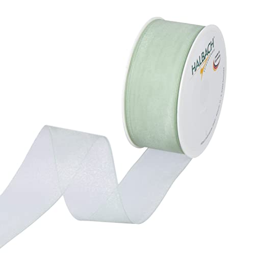 Halbach Seidenbänder Ribbon, Mint, 50 Meter x 40 mm von Halbach Seidenbänder