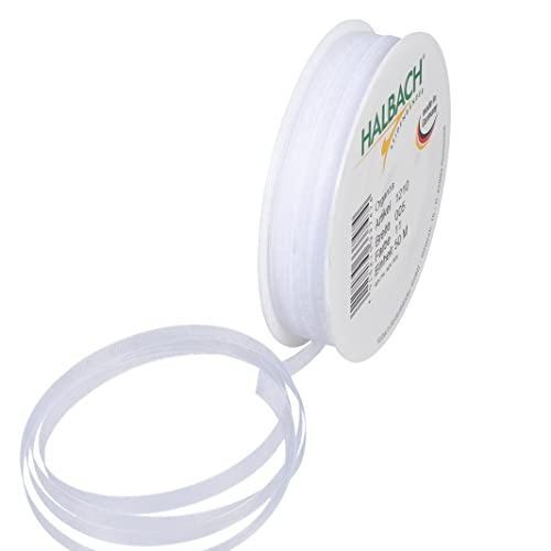 Halbach Seidenbänder Ribbon, White, 50 Meter x 5 mm Halbach Seidenbänder Ribbon, White, 50 Meter x 5 mm von Halbach Seidenbänder