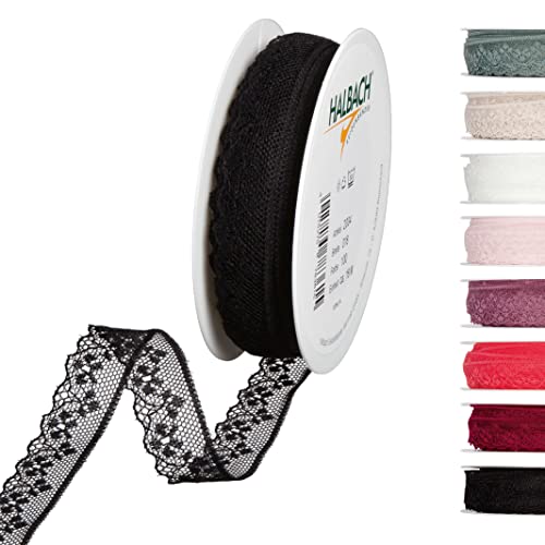 Halbach Seidenbänder Spitzenband 18 m, Spitze als Meterware auf Rolle als Schleifenband für Hochzeiten zum Nähen oder Tischdekoration, Spitzenborte Spitzenstoff für DIY Handwerk Halbach Seidenbänder Spitzenband 18 m, Spitze als Meterware auf Rolle als Schleifenband für Hochzeiten zum Nähen oder Tischdekoration, Spitzenborte Spitzenstoff für DIY Handwerk von Halbach Seidenbänder