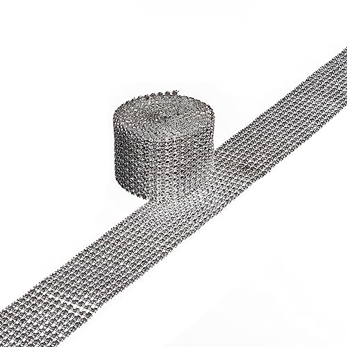Strassband, 3m x 5cm, flexibles textilies Gitter mit facettierten Kunststoffplätzchen Strassband, 3m x 5cm, flexibles textilies Gitter mit facettierten Kunststoffplätzchen von Halbach Seidenbänder