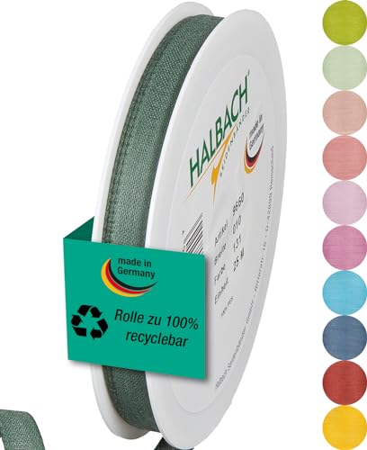 Halbach Seidenbänder Geschenkband | Breite 10mm Länge 25m | Schleifenband made in Germany | Geschenkbänder in Vielzahl von Farben und Breiten, perfekt zum Verpacken und Dekorieren, Farbe: dunkelgrün Halbach Seidenbänder Geschenkband | Breite 10mm Länge 25m | Schleifenband made in Germany | Geschenkbänder in Vielzahl von Farben und Breiten, perfekt zum Verpacken und Dekorieren, Farbe: dunkelgrün von Halbach