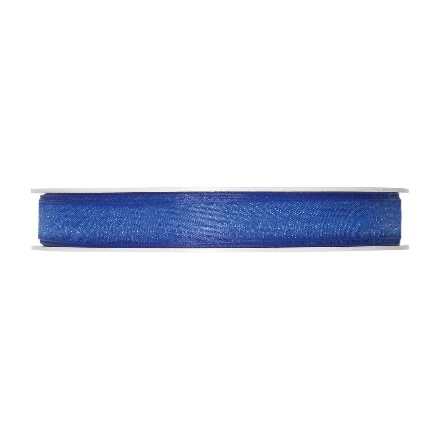 Organzaband Rolle 10mm 10m blau Organzaband Rolle 10mm 10m blau von Halbach