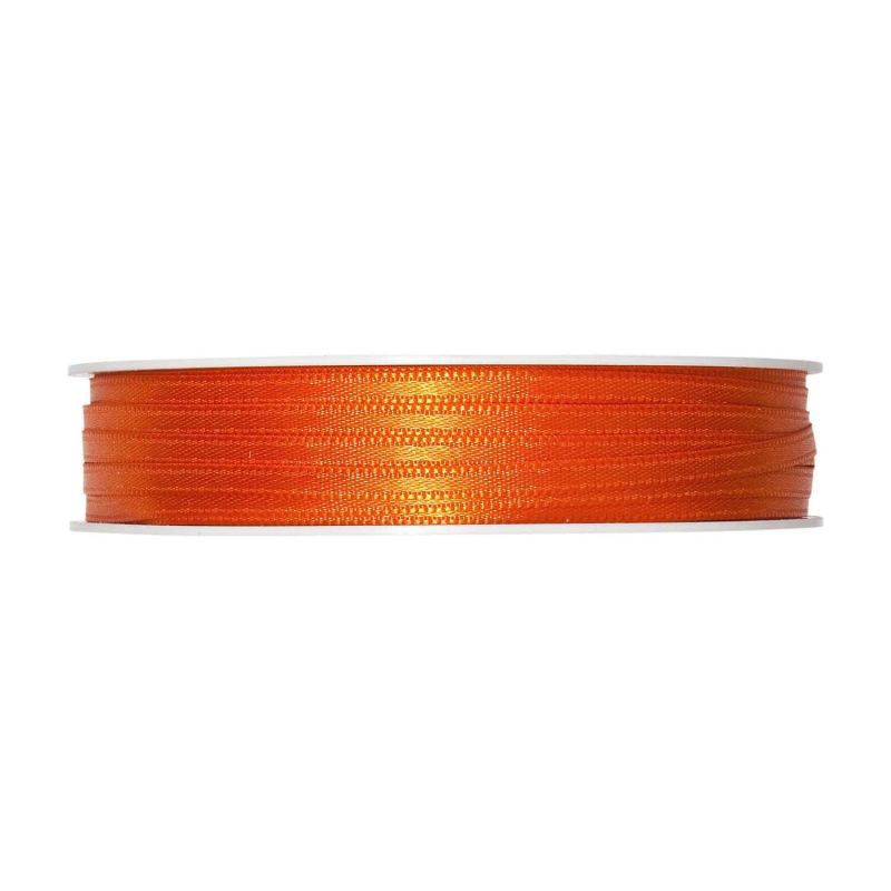 Satinband 3mm 10m orange von Halbach Seidenbänder