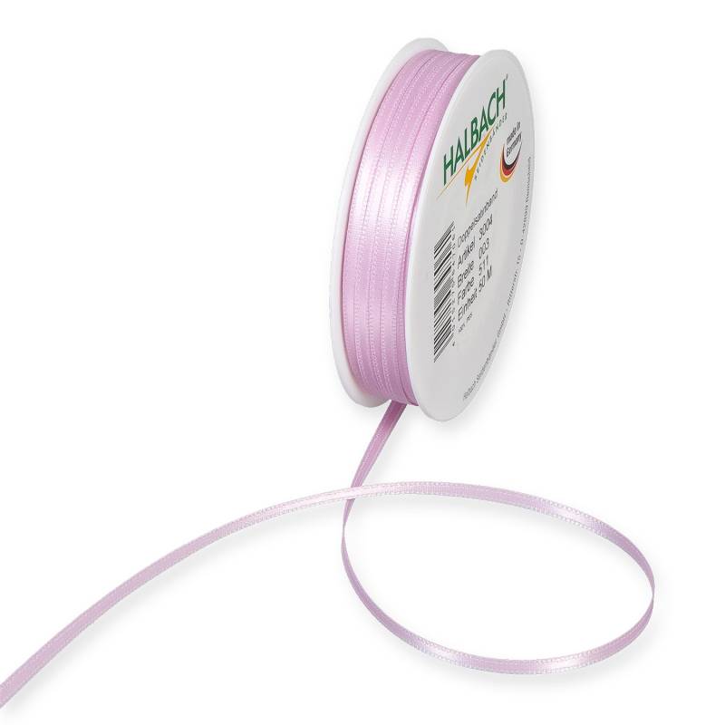 Halbach Satinband 3mm 10m Rosa 1 Halbach Satinband 3mm 10m Rosa 1 von Halbach