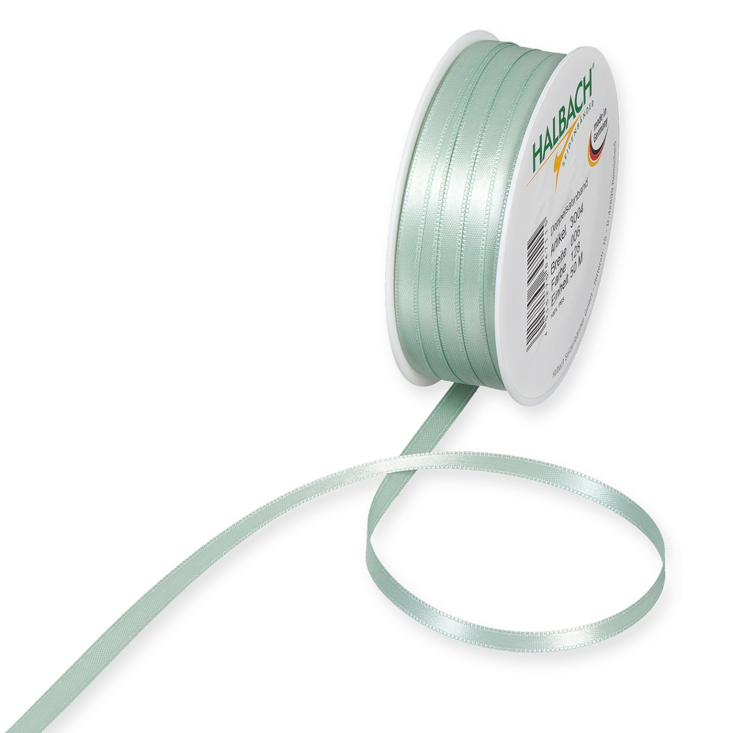 Halbach Satinband 6mm 10m Mint von Halbach