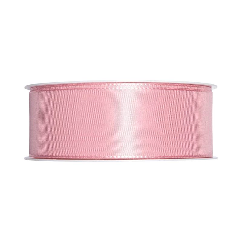 Taftband 40mm 5m rosa von Halbach Seidenbänder