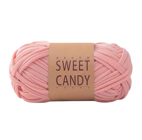 Dickes, weiches Stoffgarn für Handstricken, Häkeln, Handtaschen, Decken, Wolle, gewebter Teppich, Tasche, DIY, Himmel für dicke Fäden, Enthusiasten, Rosa, 2 Stück Dickes, weiches Stoffgarn für Handstricken, Häkeln, Handtaschen, Decken, Wolle, gewebter Teppich, Tasche, DIY, Himmel für dicke Fäden, Enthusiasten, Rosa, 2 Stück von HalcyonFit