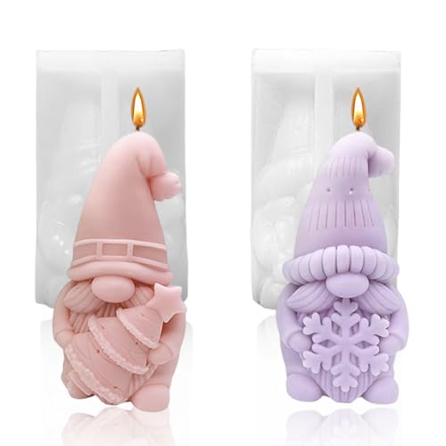 2 Stück Silikonformen Gießformen Weihnachten Wichtel Weihnachtswichtelform,Geeignet Für Selbstgemachtes Harz, Aromatherapie, Kerzen Und Seifen. 2 Stück Silikonformen Gießformen Weihnachten Wichtel Weihnachtswichtelform,Geeignet Für Selbstgemachtes Harz, Aromatherapie, Kerzen Und Seifen. von Half Forest