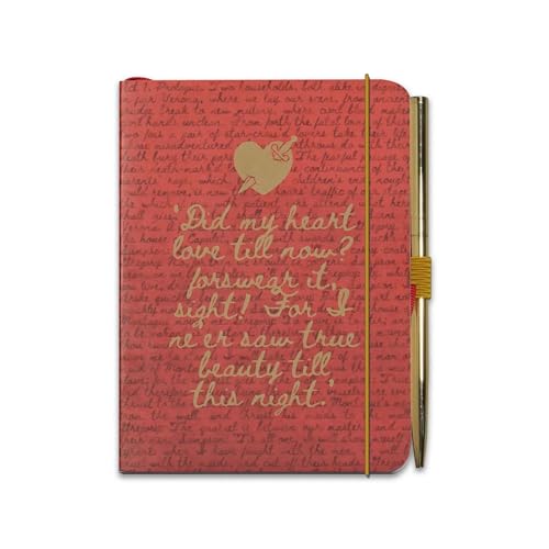 A6 Notizbuch und Stift – Shakespeare (Romeo & Juliet) von Half Moon Bay