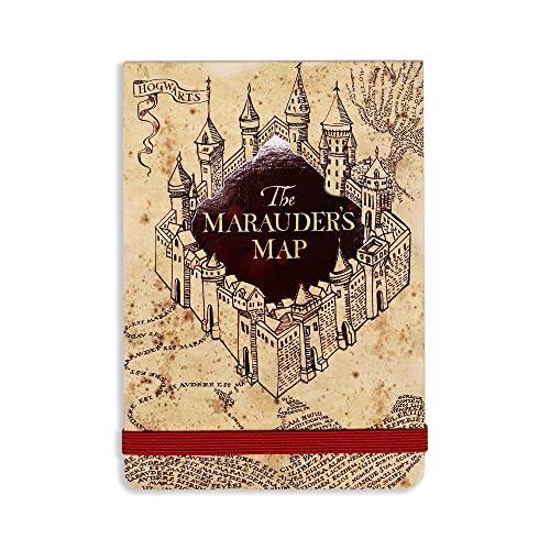 Half Moon Bay Harry Potter – Schreibwaren & Notizbücher – Harry Potter Karte des Rumbtreibers 160 Seiten Pocket Notizbuch von Half Moon Bay