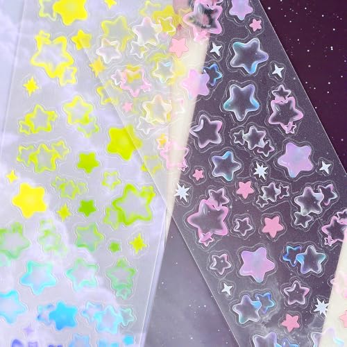 6 Blätter Blasen Aufkleber Herzen Sterne Sticker für Fotoalbum Scrapbook Stickers Aesthetic Glitzer Sticker Journaling Junk Journal Zubehör Scrapbooking stickers Aufkleber Transparent Glitzersticker 6 Blätter Blasen Aufkleber Herzen Sterne Sticker für Fotoalbum Scrapbook Stickers Aesthetic Glitzer Sticker Journaling Junk Journal Zubehör Scrapbooking stickers Aufkleber Transparent Glitzersticker von Hallaway