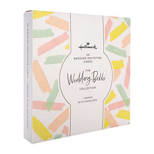 Hallmark Hochzeitseinladungskarten – Multipack mit 20 Stück in 1 niedliches Design von Hallmark