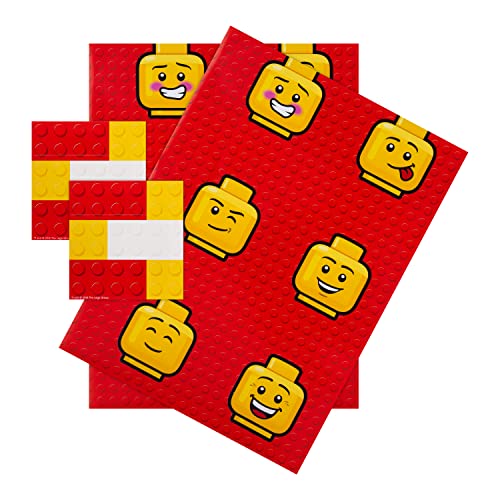 Hallmark LEGO-Geschenkpapier und Anhänger, 2 Bögen, Geburtstag, Weihnachten, Vatertag Hallmark LEGO-Geschenkpapier und Anhänger, 2 Bögen, Geburtstag, Weihnachten, Vatertag von Hallmark