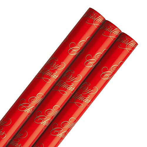 Hallmark Multirolle Weihnachten Geschenkpapier 9M Pack ab 3 Rollen in leuchtendem Rot Hallmark Multirolle Weihnachten Geschenkpapier 9M Pack ab 3 Rollen in leuchtendem Rot von Hallmark