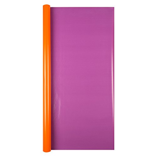 Hallmark blaue und grüne wendbare Rolle Packpapier – 2 m orange/violett von Hallmark