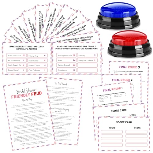Halloscume Brautdusche Freundliches Feud Spiel mit 2 Antwort-Summern, Hochzeitskarten für Familienspielabend, Spaß, Quiz für Junggesellinnenabschied, Familiengäste, Brautjungfern Halloscume Brautdusche Freundliches Feud Spiel mit 2 Antwort-Summern, Hochzeitskarten für Familienspielabend, Spaß, Quiz für Junggesellinnenabschied, Familiengäste, Brautjungfern von Halloscume